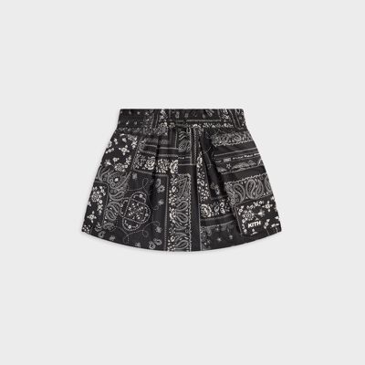 Kith Kids Printed Mini Cargo Skirt - Black