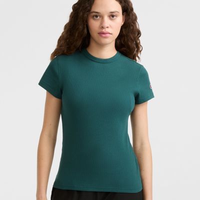 Slim Ribbed T-Shirt, Iconic C Patch