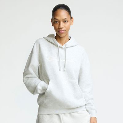 Powerblend Hoodie, Relaxed, Full Embroidered Script Logo