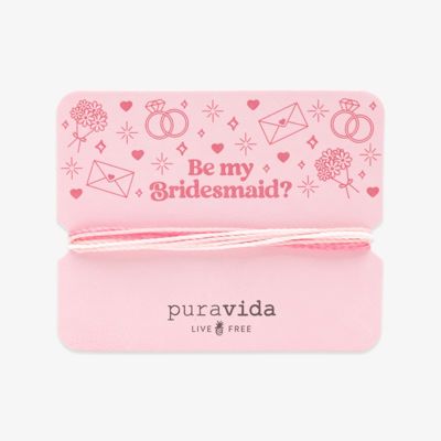 Bridesmaid Bracelet Card