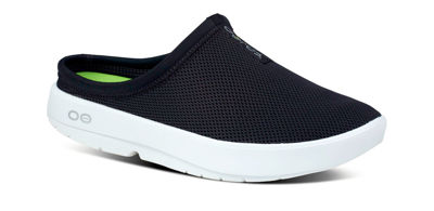 Men's Oocoozie Sport Mule - White Black