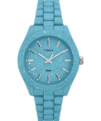 Timex Legacy Ocean 37mm Recycled Plastic Bracelet Watch