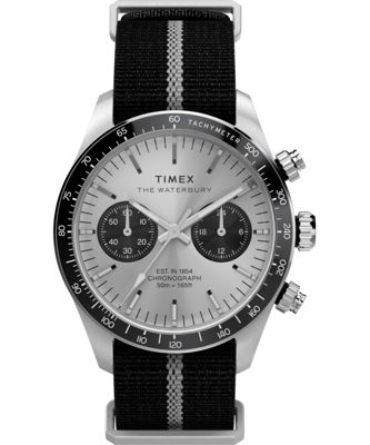 Waterbury Heritage Chronograph 39mm Fabric Strap Watch