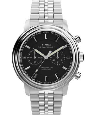 Waterbury Metropolitan Chronograph 41mm Stainless Steel Bracelet Watch