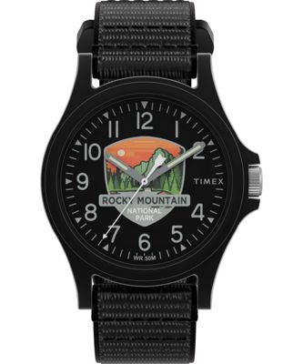 Timex Rocky Mountain National Park 40mm Fabric Strap Watch