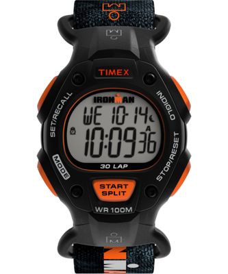 Timex® Ironman® Classic 30-Lap 38mm Recycled Fabric Strap Watch