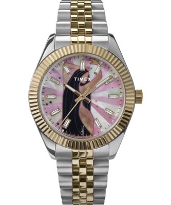 Timex X Jacquie Aiche Musings 36mm Stainless Steel Bracelet Watch