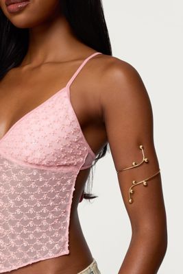 Drop Bead Wrapped Arm Cuff