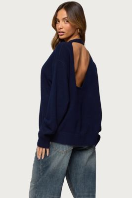 Ximenia Cutout Back Sweater