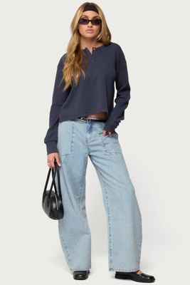 Jolie Low Rise Barrel Jeans
