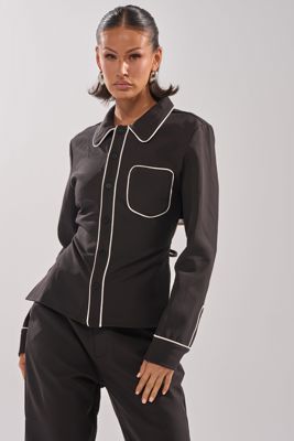 Party In The Back Button Down