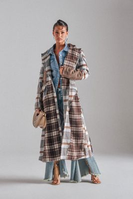 Mixed Feelings Patchwork Trench