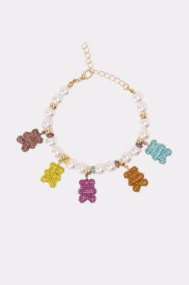 Luxe Bear Charm Bracelet