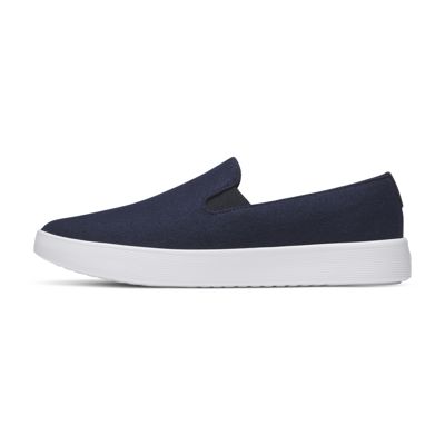 Women's Wool Cruiser Slip On - Dark Navy (blizzard Sole)