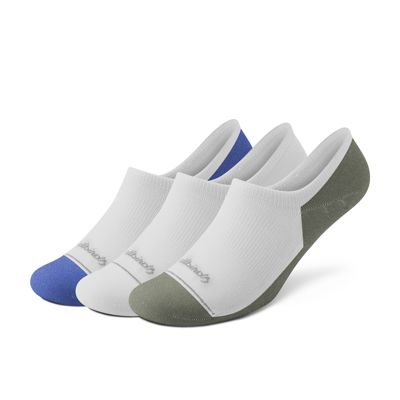 Anytime No Show Sock 3-Pack - Blizzard/Royal Blue/Thunder Green