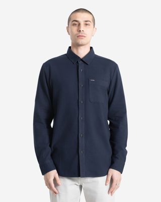 Men's Caden Solid Long Sleeve Shirt
