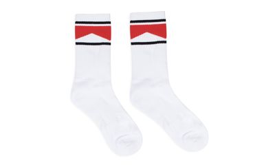 Chevron Socks "white"