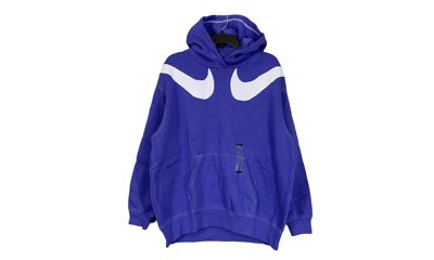 Sportswear Swoosh Oversized Fleece Hoodie Wmns "lapis Ghost" Dd5580 430