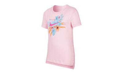 Sportswear Foliage Futura Graphic Tee GS "pink / Multicolor" Bq0988 663