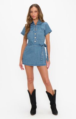 Stateside Romper ~ Hazy Blue