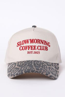 Slow Morning Coffee Club Trucker Hat