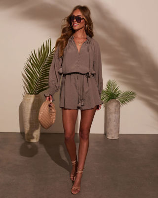 Drifter Waist Tie Romper