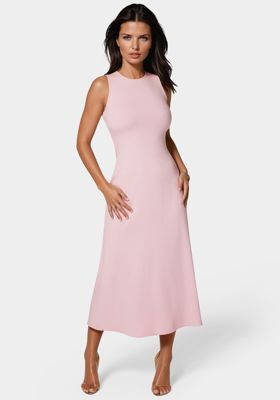 Rib A-Line Maxi Dress