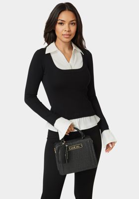 Thea Small Satchel With Card Case