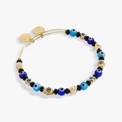 Evil Eye Beaded Bangle