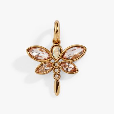 Crystal Dragonfly Interchangeable Charm