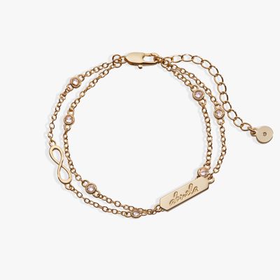 Abuela Infinity Chain Double Strand Bracelet