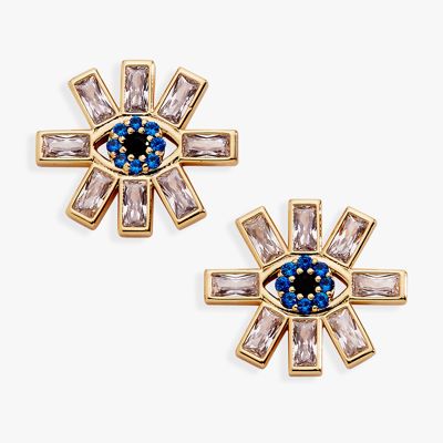 Evil Eye Statement Stud