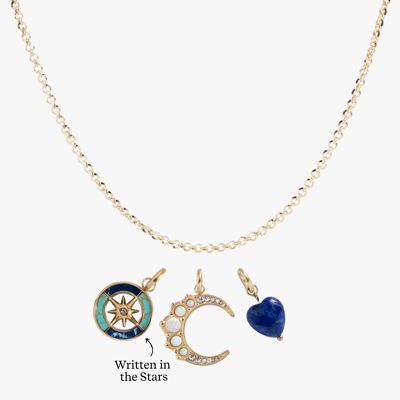 Cosmic Coordinates Necklace Charm Bundle