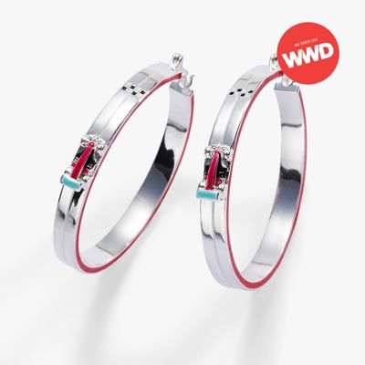 Hot Wheels™ Racecar Hoop Earrings