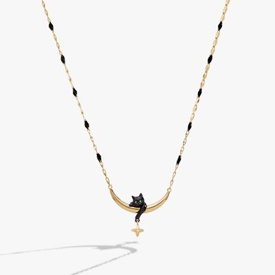 Celestial Cat Inline Necklace