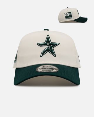 New Era Houston Astros 'evergreen 2.0' 9forty A-Frame Snapback Chrome/Dark Green
