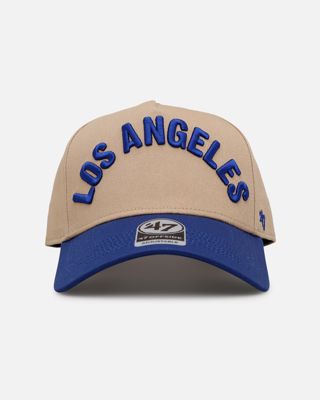 47 Brand Los Angeles Dodgers 'arch' 47 Offside Snapback Khaki/Official Team Color