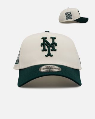 New Era New York Mets 'evergreen 2.0' 9forty A-Frame Snapback Chrome/Dark Green