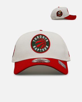 New Era Toronto Raptors 'strawberry' 9forty A-Frame Snapback Chrome/Red