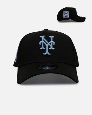 New Era New York Mets 'black And SKY Blue' 9forty A-Frame Snapback Black/Sky Blue