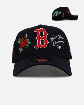 New Era Boston Red Sox 'one Love' 9forty A-Frame Snapback Official Team Color
