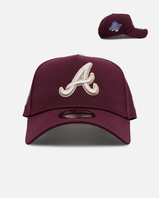 New Era Atlanta Braves 'plum' 9forty A-Frame Snapback Plum