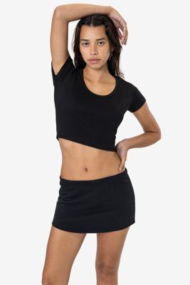 Hf-385 - Heavy Fleece Mini Skirt