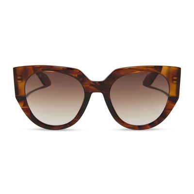 Ivy - Sequoia Tortoise + Brown Gradient Sunglasses
