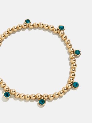 Birthstone Pisa Bracelet - Blue Zircon