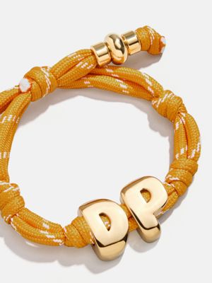 Knotty Initial Custom Bracelet - Marigold Double Letters