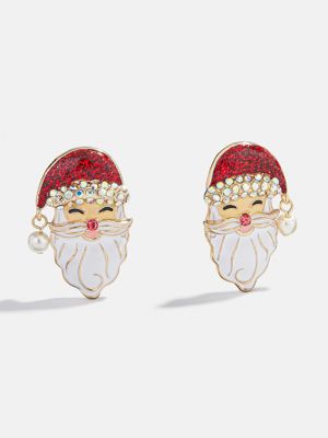 Santa Claus Statement Earrings - Santa Claus