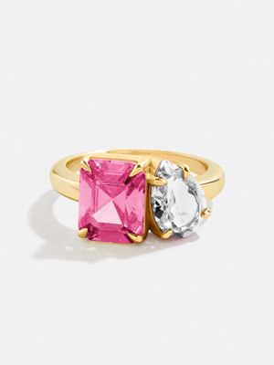Toi Et Moi Custom Birthstone Ring - Gold 10