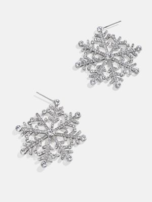 Snow What You Got Earrings - Statement Snowflake