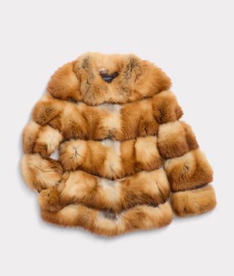 Scarlet Fur Jacket :: Caramel